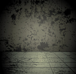 Poster - Concrete grunge room