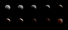 A Series Of Total Lunar Eclipse