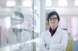 © .shock - pharmacist chemist woman standing in pharmacy drugstore