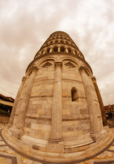 Canvas Print - Architectural detail of Miracle Square in Pisa