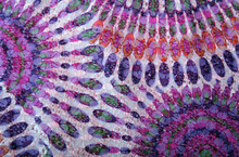 Purple Pattern Fabric Background