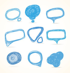 Poster - Background of abstract talking bubble