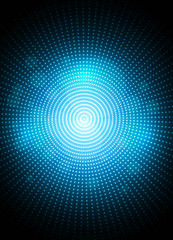 Sticker - abstract colorful blue dots disco shiny light vector design