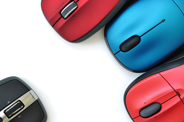 Colorful wireless mouses