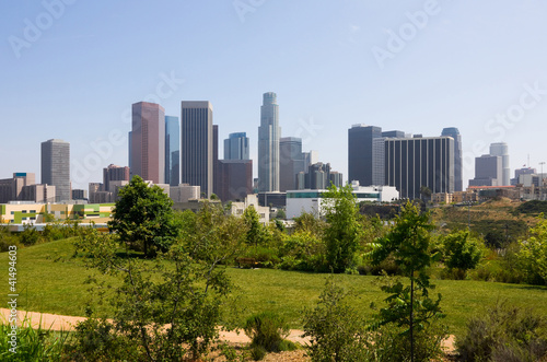 Naklejka samoprzylepna Los angeles downtown
