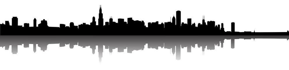 Chicago Skyline Silhouette