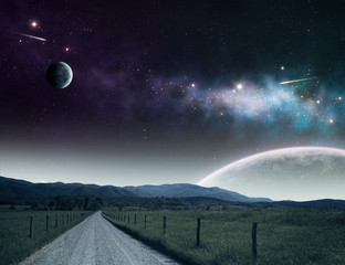Wall Mural - pathway to universe