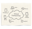 © yukipon00 - Cloud computing Sketch white board vector