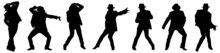 Silhouette Of The Man, Michael Jackson Dancing In Style