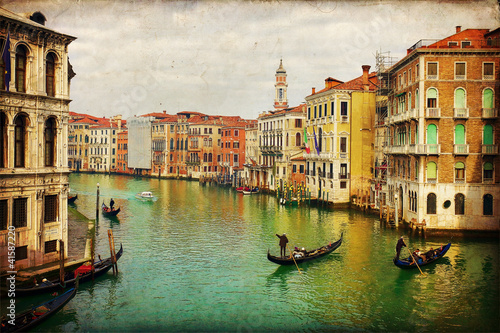 Naklejka na kafelki Antique Venice