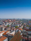 Fototapeta Miasto - View of Wroclaw (Breslau), Poland frome above