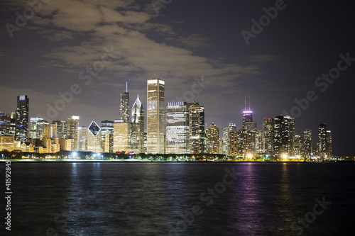 Fotoboard na płycie Chicago Downtown