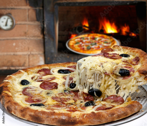 Board z aluminiowym obramowaniem Pizza