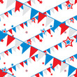 © Oksana - Seamless pattern with festive flags