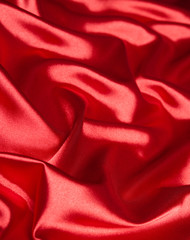 Wall Mural - Red silk background