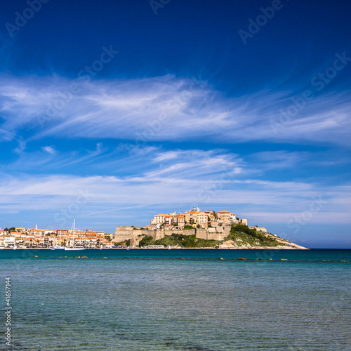 Plakat na papierze fotorealistycznym Calvi, Korsyka, Francja, Europa