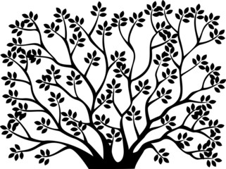 Tree silhouette