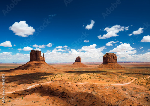 Naklejka - mata magnetyczna na lodówkę Monument Valley