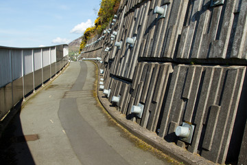 Wall Mural - Path and wall.