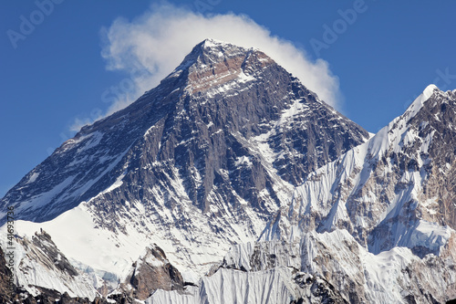 Board z aluminiowym obramowaniem Mount everest, nepal
