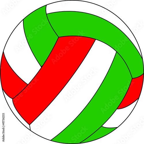 pallone da pallavolo italia Acquista questa illustrazione stock ed