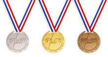 Gold, Silver And Bronze Medals