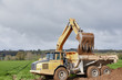 © aldegonde le compte - crane and bulldozer