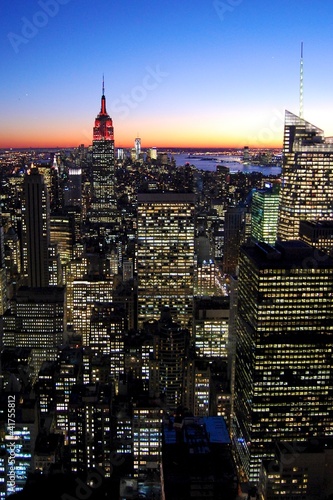 Plakat na papierze fotorealistycznym Manhattan