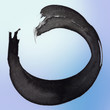 © bittedankeschön - enso symbol tusche pinselstrich