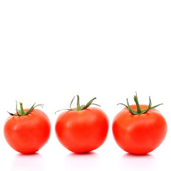 Poster - tomato isolated on white background