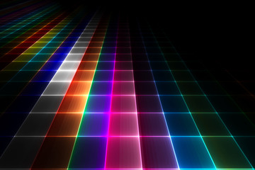 abstract disco floor background