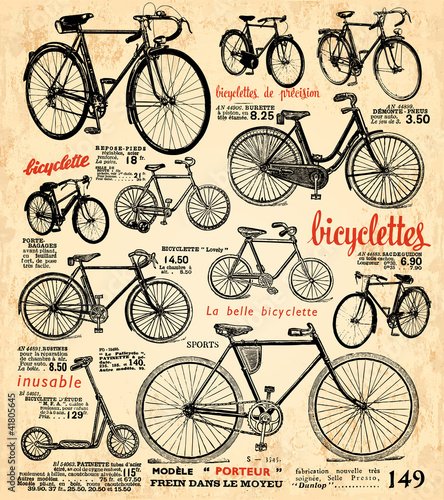 Dekoracja na wymiar  rowerowa-koncepcja-vintage