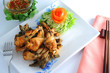 Deep fried frog with fish sauce