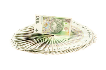 Wall Mural - Paper money from poland to use in business