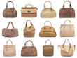 Set of beige female bags-1