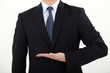 © auremar - Businessman with his hand held flat