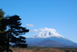 The Blue sky and Mount Fuji