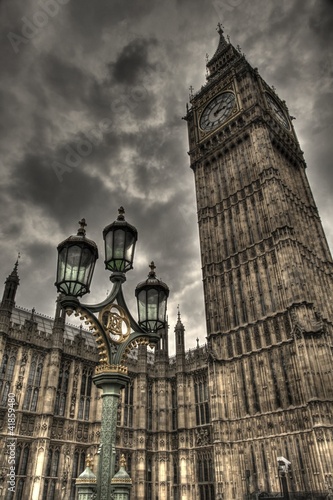 Obraz na płótnie canvas dwuczęściowy "dyptyk" Latarnia i big ben
