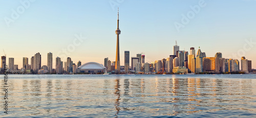 Foto-Schmutzfangmatte - Toronto  skyline Tower downtown skyscrapers (von Marek)