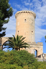 Canvas Print - Bellver Castle in Palma de Mallorca