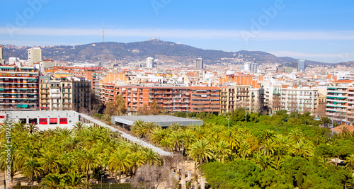 Obrazy Barcelona  barcelona-panoramic-z-gora-tibidabo