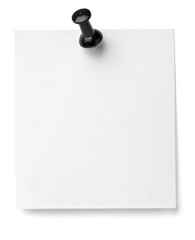 Wall Mural - push pin and note paper office business