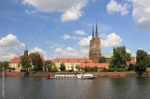 Plakat na papierze fotorealistycznym Wrocławska katedra