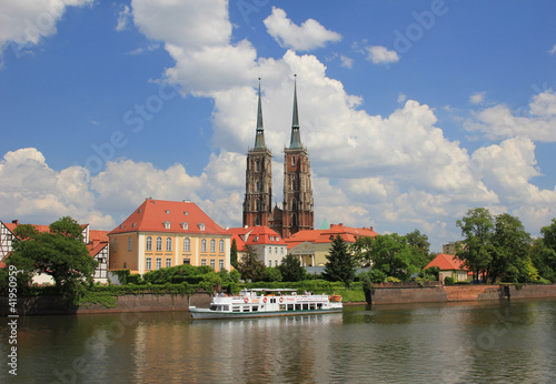 Plakat na papierze fotorealistycznym Wrocławska katedra