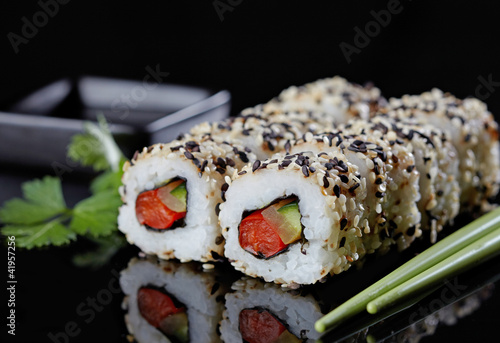Tapeta ścienna Wegetariańskie sushi