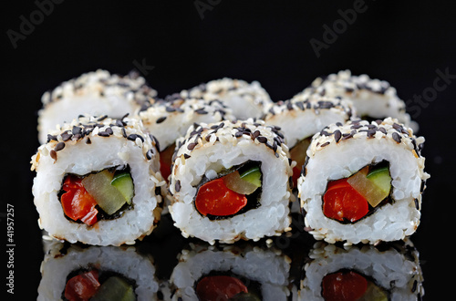 Tapeta ścienna Wegetariańskie sushi