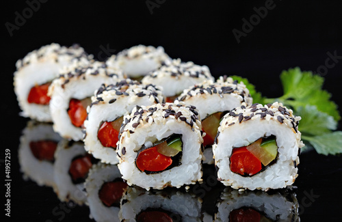 Tapeta ścienna Wegetariańskie sushi