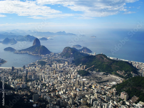 Board z aluminiowym obramowaniem Rio Bay, Sugar Loaf i Copacabana - Brazylia