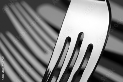 Board z aluminiowym obramowaniem Widelec