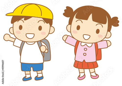 小学生 私服 Stock Vector Adobe Stock 小学生 私服 Stock Vector Adobe Stock
